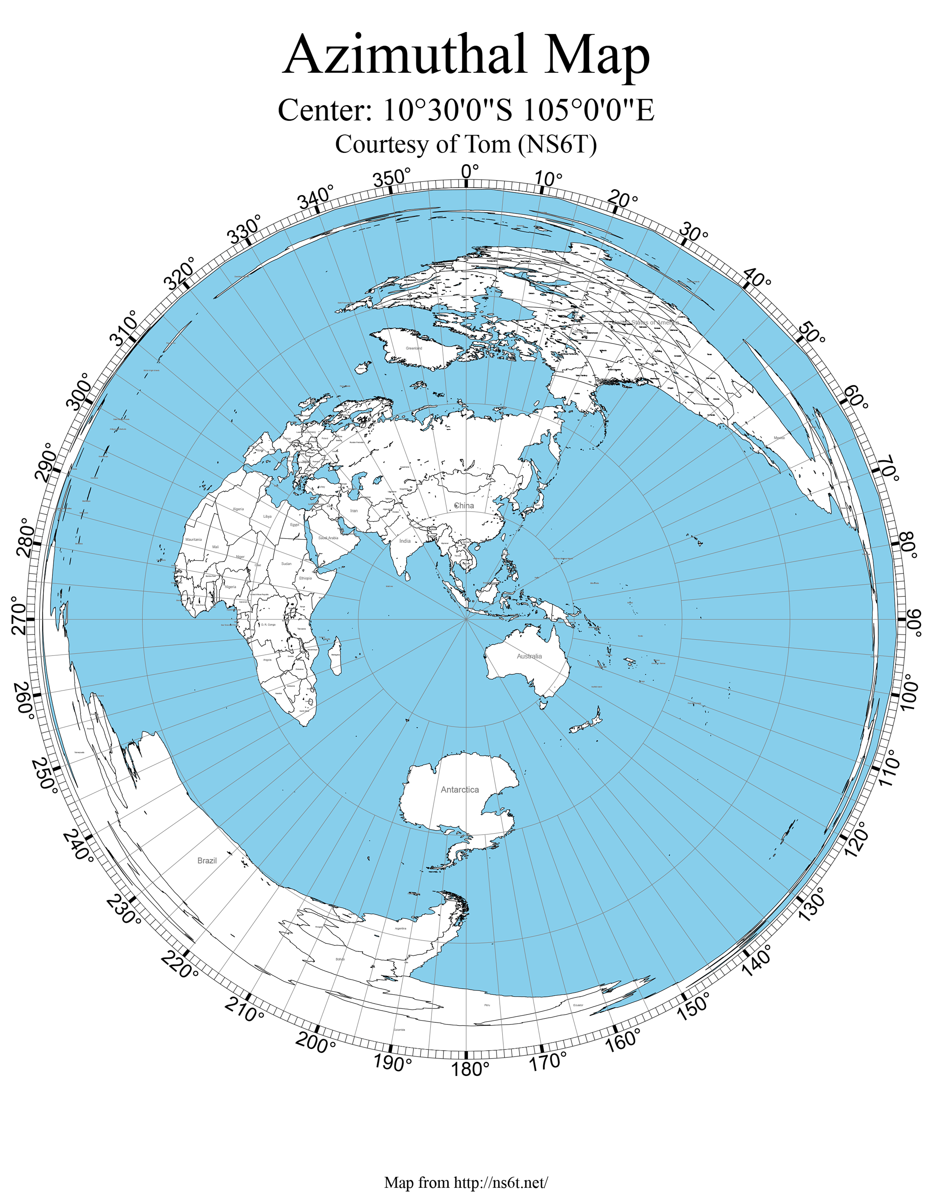 The World From VK9XY The World From VK9XY